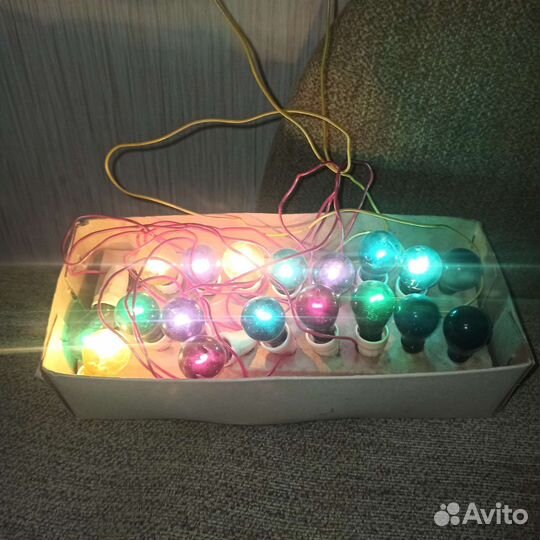 Новогодняя гирлянда СССР