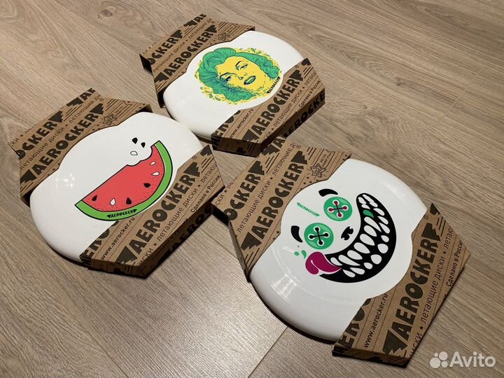 Фриcби/Летающий диск Aerocker в разных дизайнах