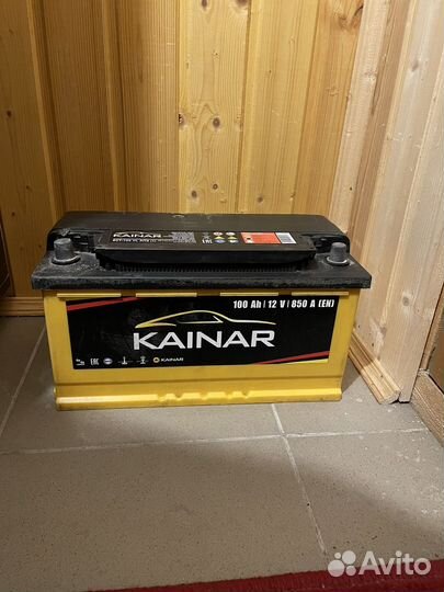 Аккумулятор kainar 100Ah/12V/850A