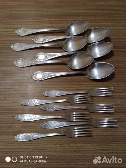 Мельхиоровые ложки мнц. Начало 80-х
