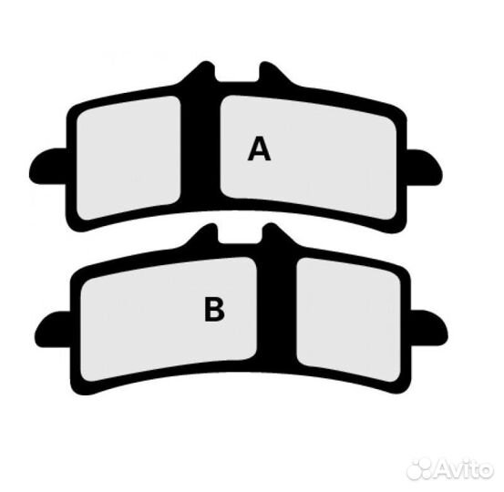 Тормозные колодки Nissin 2P-322ST