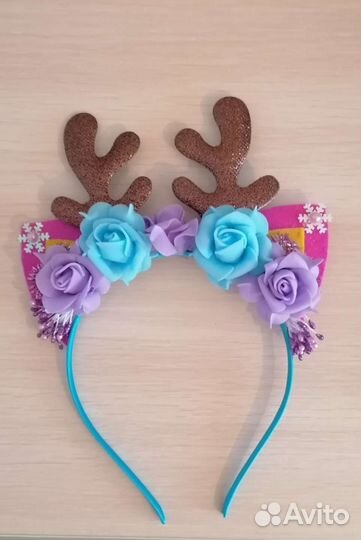 Ободок для волос ручной работы