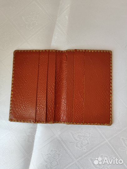 Обложка на паспорт натуральная кожа