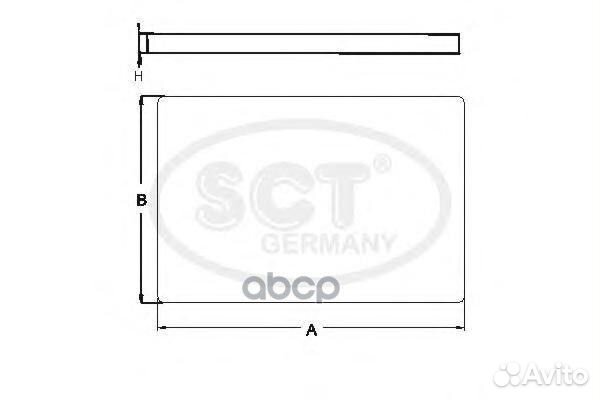 Салонный фильтр megane III 08- угольный SAK264 SCT