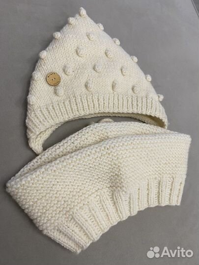 Комплект шапка и снуд