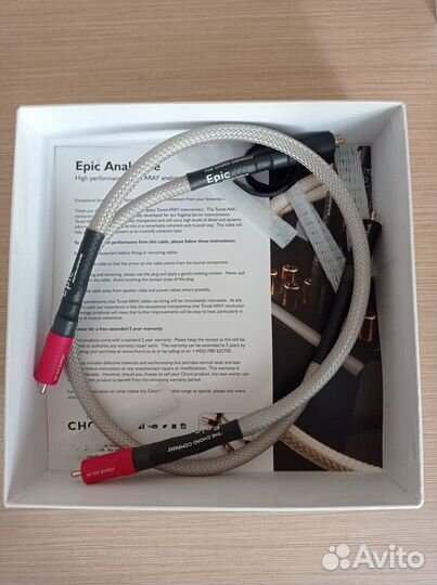 Межблочный кабель Chord Company Epic