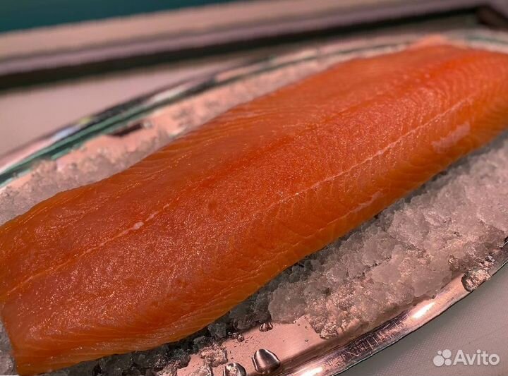 Лосось филе слабосолённый. Охлажденное
