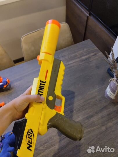 Бластер nerf fortnite