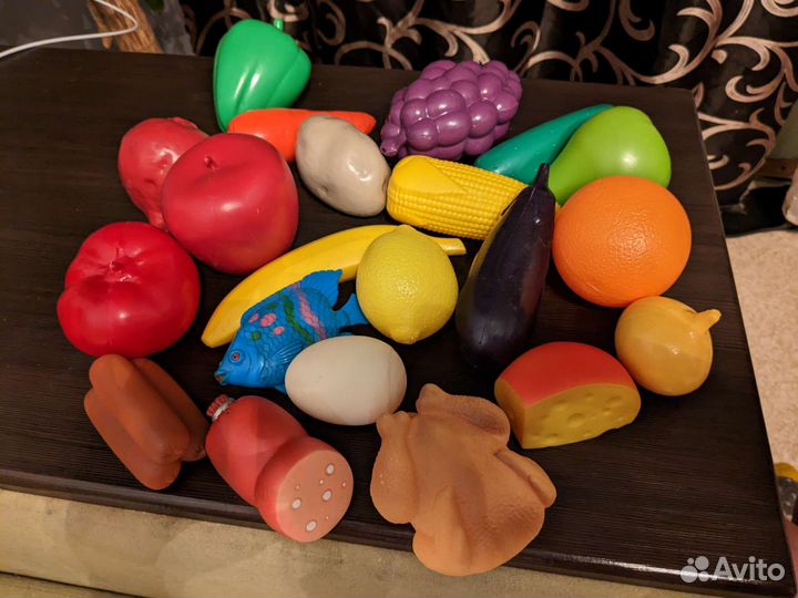 Игровой набор фрукты, овощи, еда