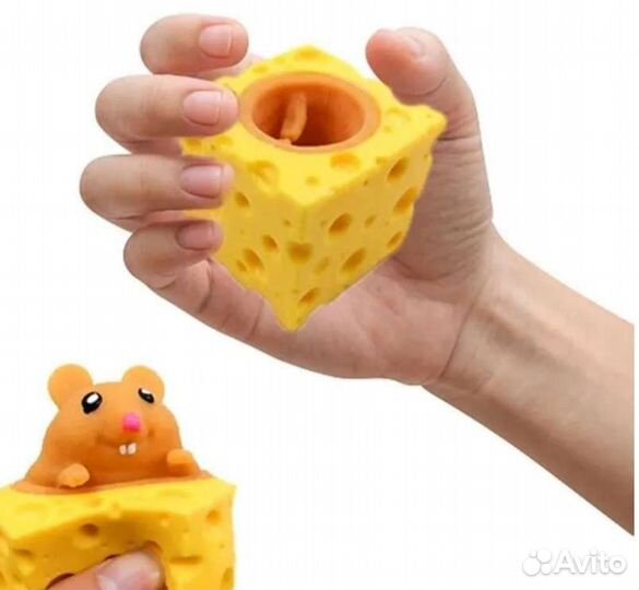 Игрушка антистресс Белка Мышка сыр