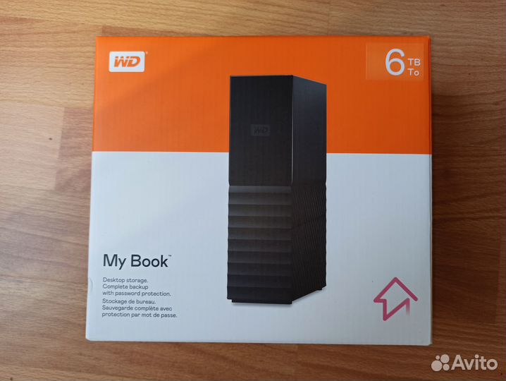 Новый внешний жесткий диск WD 6 Тб