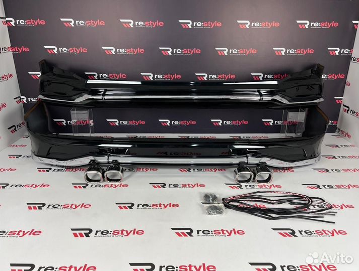 Обвес Lexus LX570 с 16 Modellista 2 выхлопа N1796