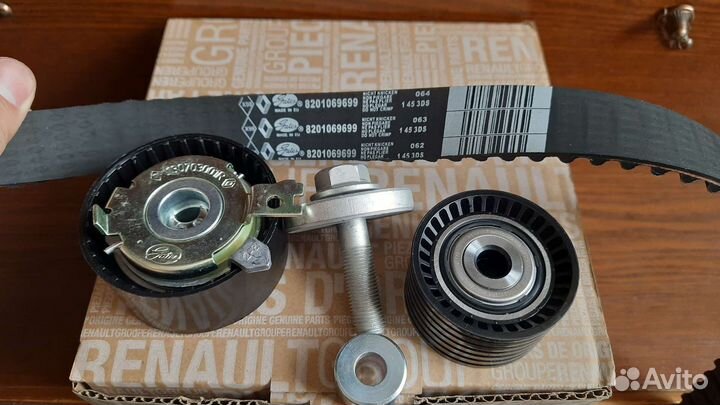 Ремень грм с роликами Renault Megane 1.6 к4м