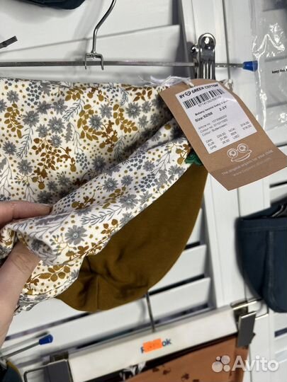 Детская шапка весна green cotton