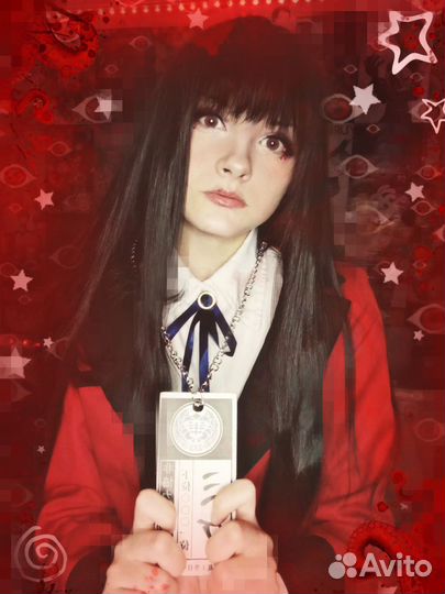 Костюмы косплей аниме безумный азарт юмеко