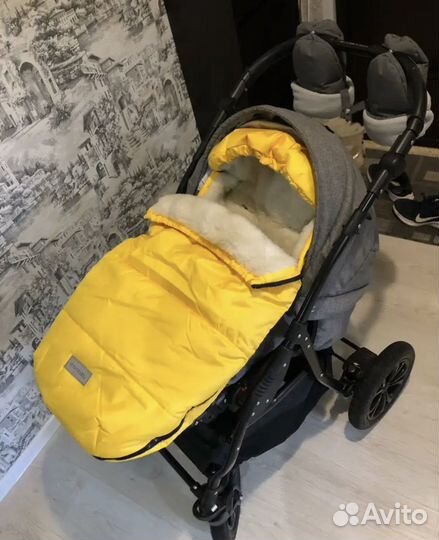 Зимний меховой конверт amarobaby