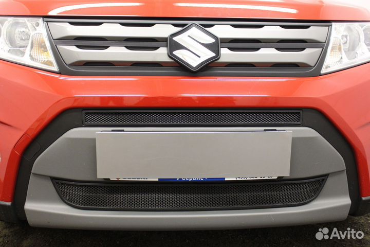 Защитная сетка радиатора черная Suzuki Vitara (201