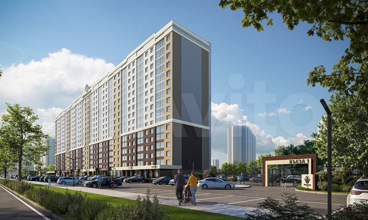 3-к. квартира, 81,6 м², 1/16 эт.