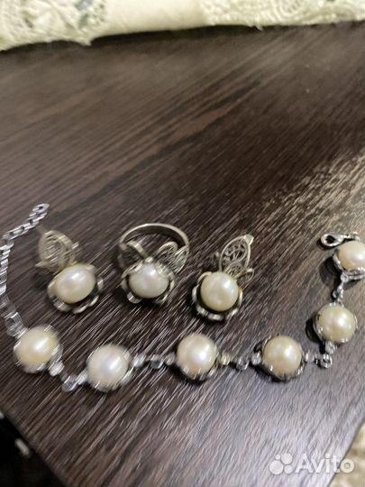 Набор из искусственного жемчуга