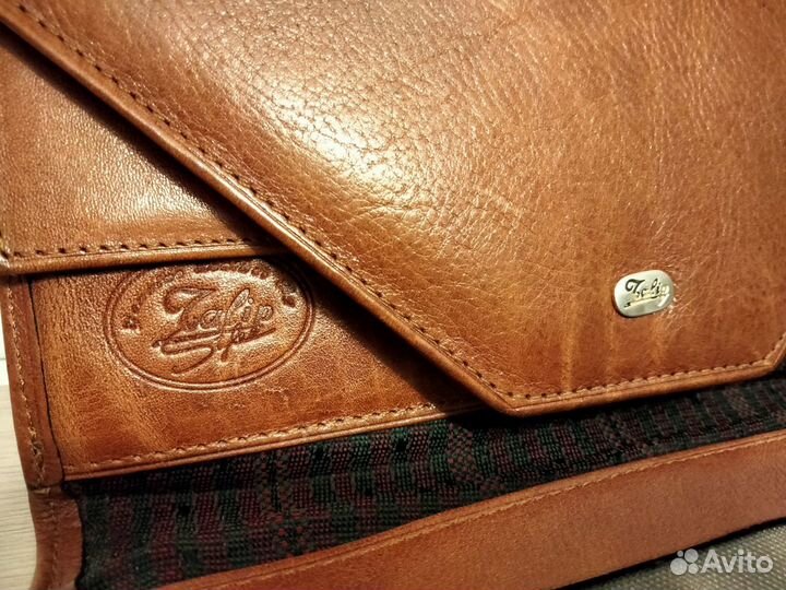 Портмоне женс кошелек Talip винтаж 1990е Кожа нат