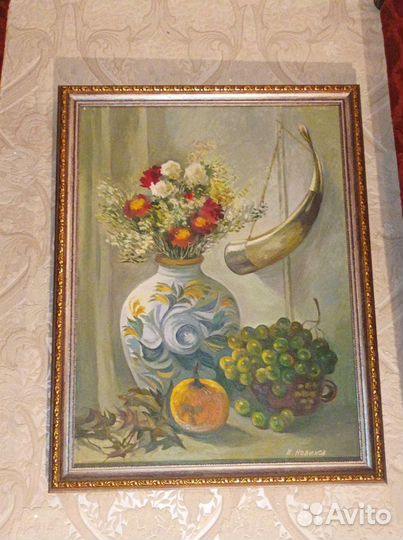 Картина маслом на холсте натюрморт