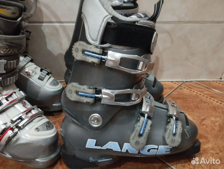 Ботинки 36-41 горнолыжные, лыжи 135-160