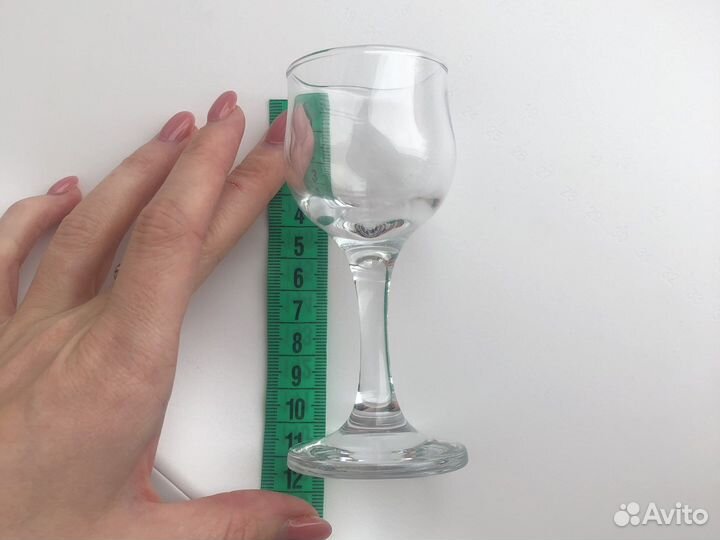 Набор рюмок на высокой ножке 6 штук