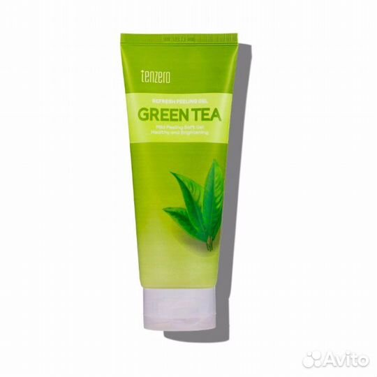 Корейский пилинг-гель скатка с зелёным чаем