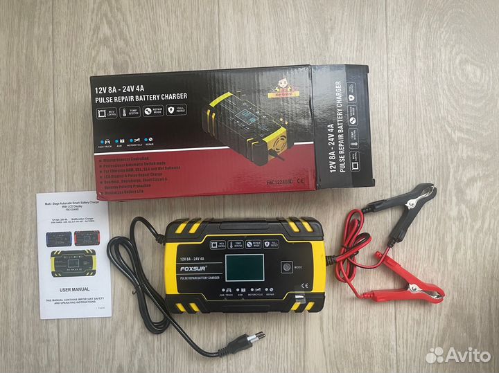 Зарядное устройство для акб foxsur