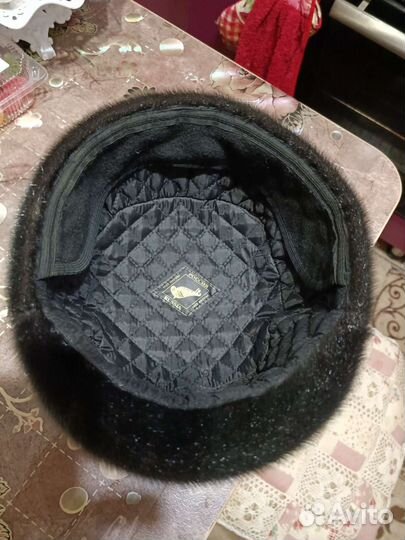 Норковая шапка мужская