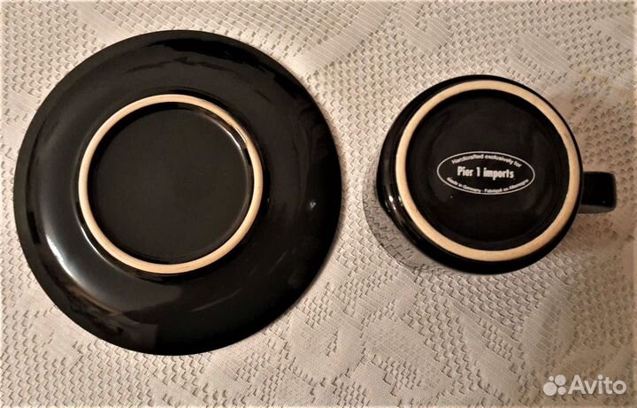 Кофейный сервиз Германия. Керам. Ручн. раб. Винтаж