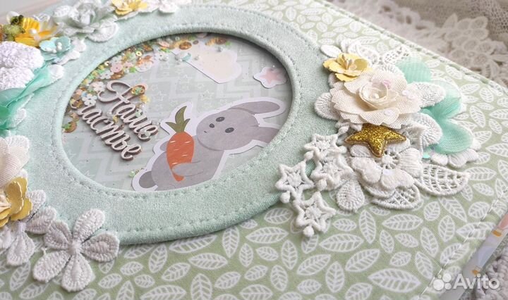 Детский фотоальбом ручной работы