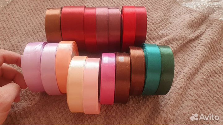 Лента атласная 23 метра 20 мм, 25 мм