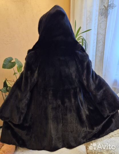 Шуба норковая 42 44 бу до колени