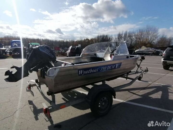 Wyatboat 390 DCM с мотором Condor F9, 9