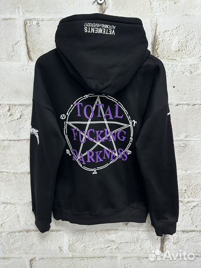 Худи vetements total fucking oversize