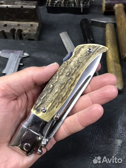 Нож финка нквд складная