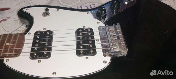 Гитара fender Squier bullet Mustang HH black