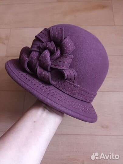 Шляпа фетровая женская