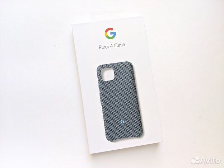 Google Pixel 4 Fabric Case Blue-ish новый чехол