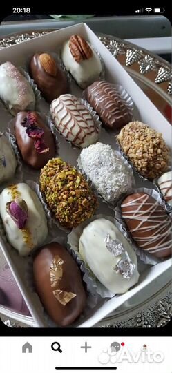 Финики в шоколаде