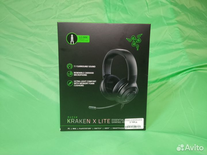 Игровые Наушники Razer Kraken X Lite
