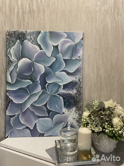 Картина акрил абстракция