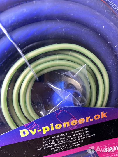 Набор проводов для усилителя 4 AWG