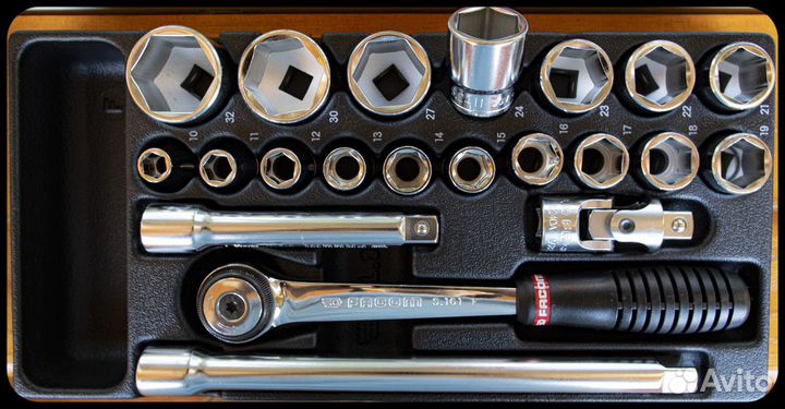 Facom набор торцевых головок 10-32 новый