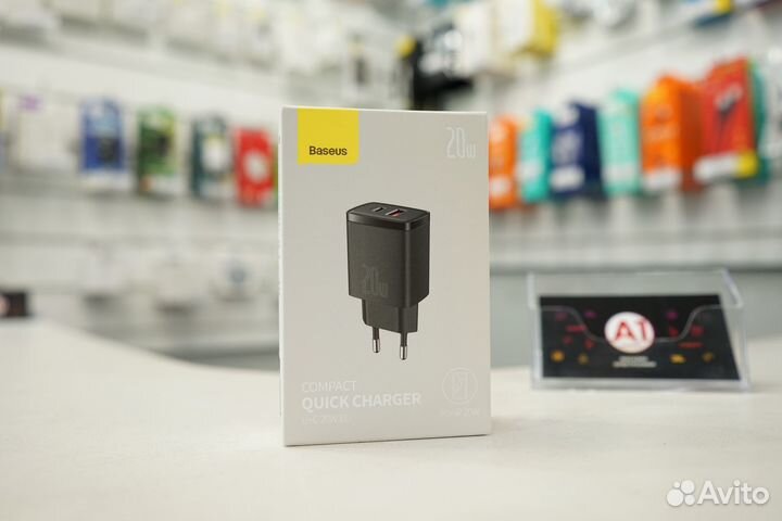Сетевое зарядное устройство Baseus Compact Black