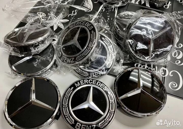 Колпачки на литые диски Mercedes-Benz