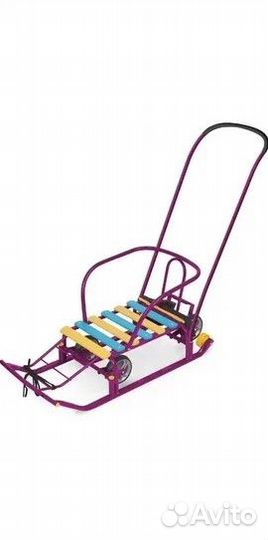 Санки Т5У/сн2 Тимка 5 универсал сиреневый