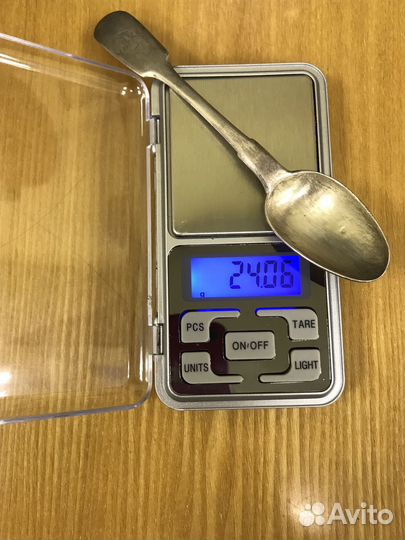 Чайная ложка серебро 84 проба