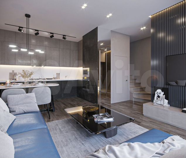 Таунхаус 91 м² на участке 1 сот.